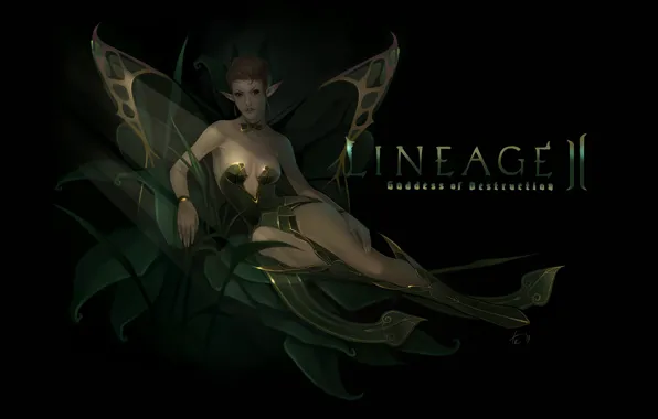 Девушка, фентези, игра, арт, Lineage 2