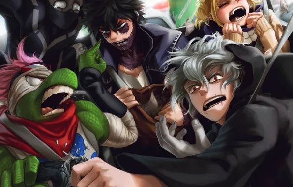 Злодеи, My Hero Academia, Boku No Hero Academia, Моя Геройская Академия