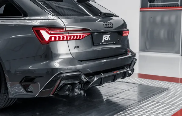 Картинка Audi, ABT, универсал, TFSI, корма, RS 6, 2020, RS6-R