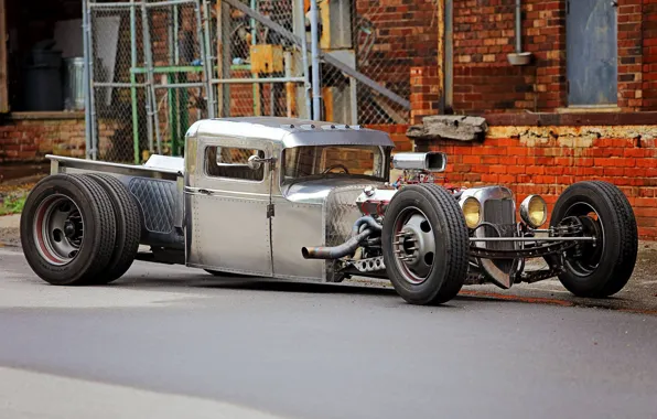 Картинка hot, chrome, rod, Cutworm, Dually