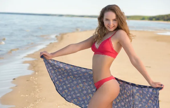 Sexy, beach, young, figure, body, babe, pose, bikini