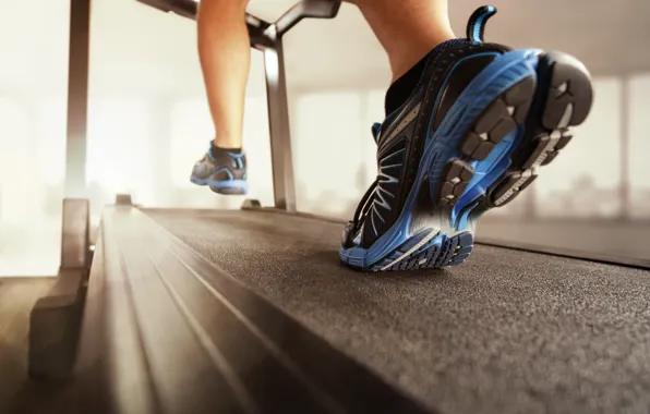 Картинка shoes, gym, running on treadmill
