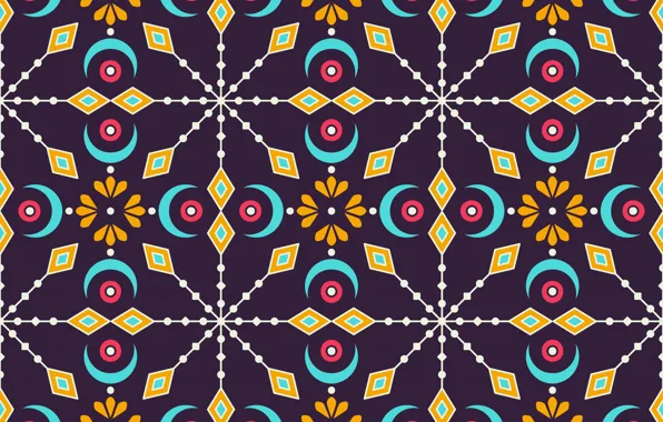 Картинка pattern, фон, орнамент, узор, background, colorful