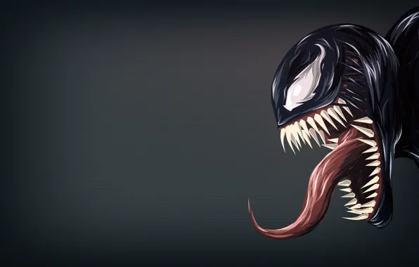 Картинка Язык, Зубы, Marvel, Веном, Venom, Симбиот, Creatures, by Adi Ansyah