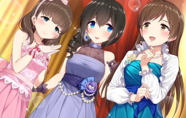 Idolmaster cinderella girls, sakuma mayu, sagisawa fumika, nitta minami