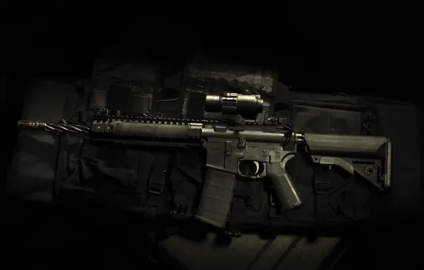 Оружие, карабин, штурмовая винтовка, M6A2