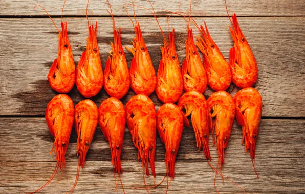 Фон, доски, креветки, морепродукты