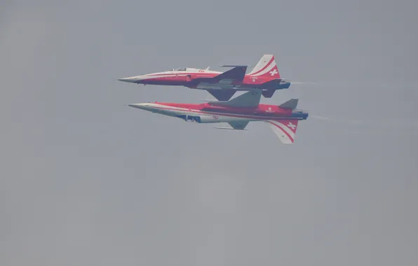 Airpower, F-5 Tiger II, Swizerland, Patrouille Suisse, Kunstflug Staffel