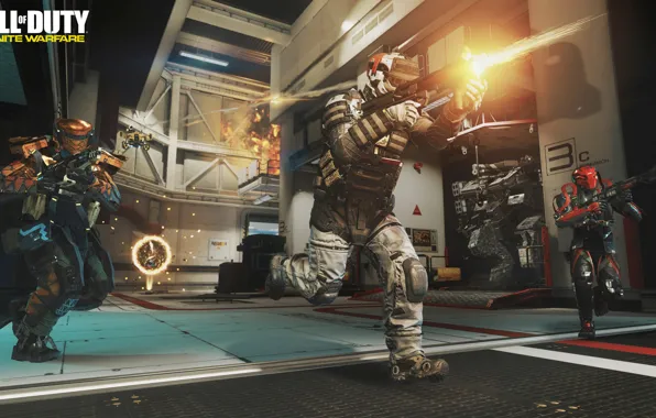 Gun, game, weapon, Call Of Duty, shotgun, suit, Call Of Duty Infinite Warfare