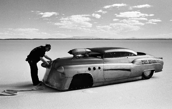 Картинка car, машина, озеро, drag, race, соль