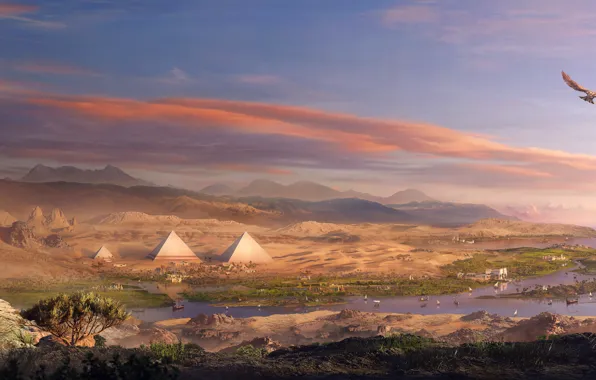 Картинка Egypt, Ubisoft, Game, TheVideoGamegallery.com, Assassin's Creed: Origins