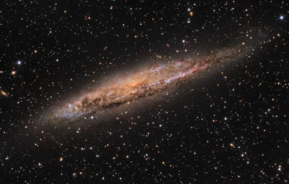 Галактика, спиральная, Центавр, в созвездии, NGC 4945