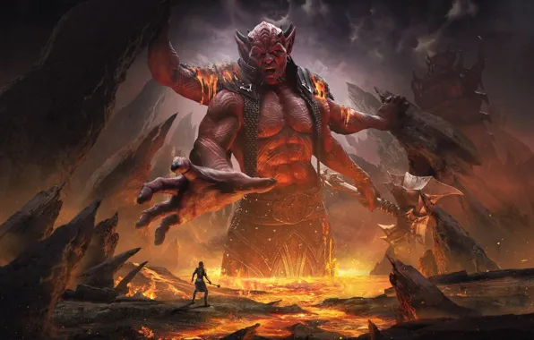 The Elder Scrolls Online, tes online, Даэдра, Мерунес Дагон, THE ELDER SCROLLS ONLINE: DEADLANDS