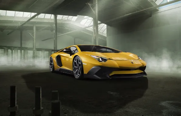 Картинка Lamborghini, суперкар, supercar, передок, lambo, Aventador, ламборгини, авентадор