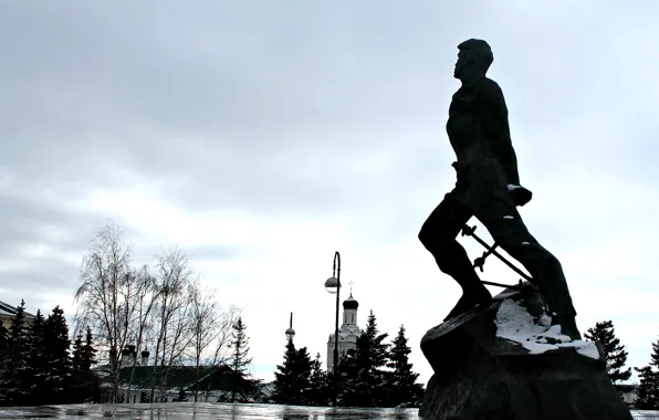 Небо, памятник, Казань