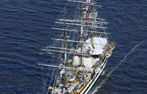 Корабль, парусный, учебный, ВМС Италии, Amerigo Vespucci