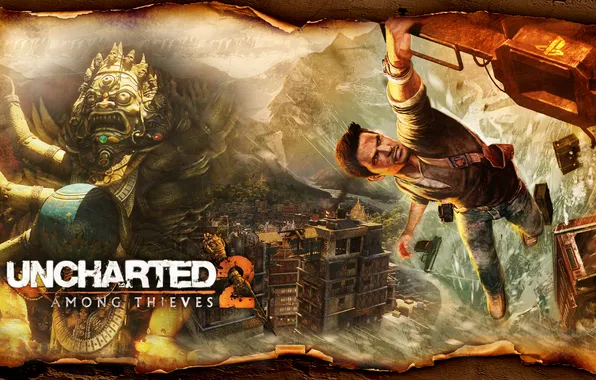 Uncharted 2, Uncharted, Натан Дрейк, Among Thieves