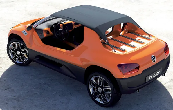 Концепт, пустошь, синее небо, Buggy