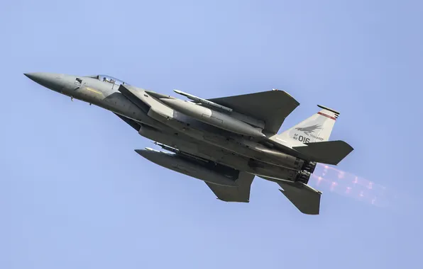 Картинка небо, истребитель, Eagle, F-15C