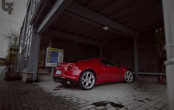 Alfa Romeo, Red, Sport Car