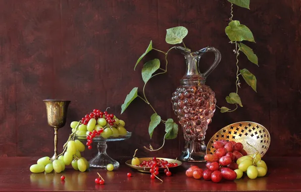Вино, виноград, натюрморт, смородина, grapes