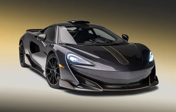 McLaren, суперкар, 2018, MSO, 600LT Stealth Grey