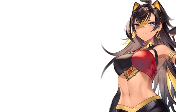 Girl, hot, sexy, anime, brown, babe, tan, tanned