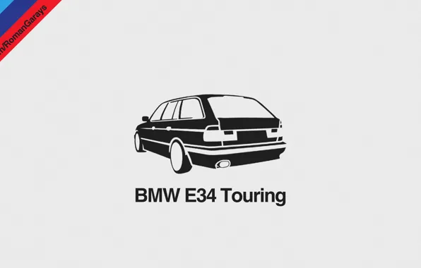 BMW, Dark, Helvetica, Car, Design, Black, Wallpaper, E34