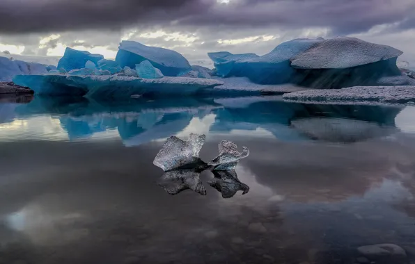 Iceland, Auster-Skaftafellssysla, Ice Lagoon