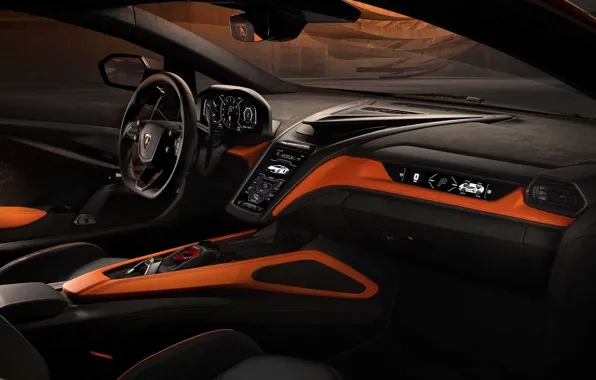 Lamborghini, суперкар, салон автомобиля, 2023, Lamborghini S.p.A., Revuelto, Lamborghini Revuelto