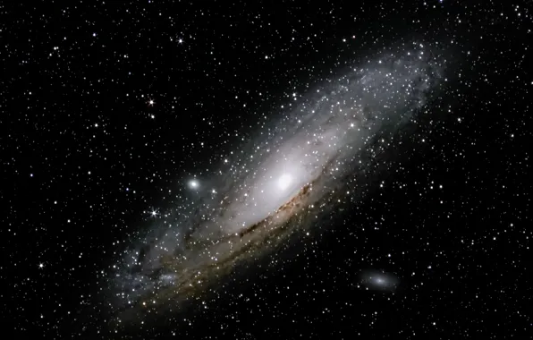 Картинка космос, Галактика Андромеды, к Млечному Пути, Ближайшая
