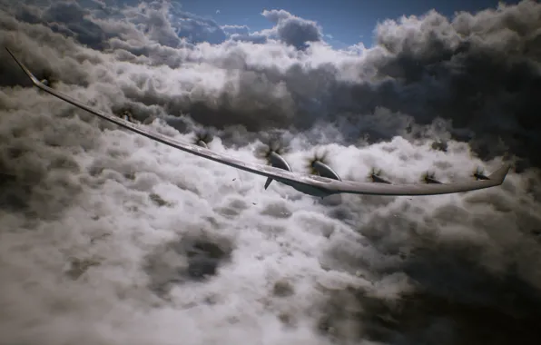 Game, sky, cloud, kumo, Ace Combat, Ace Combat 7