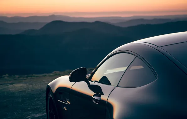 Закат, Mercedes-Benz, вечер, AMG, AU-spec, GT R, 2019