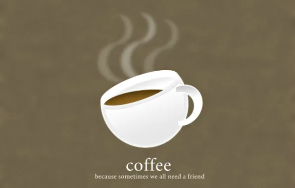 Текст, чашка, coffee, горячий кофе