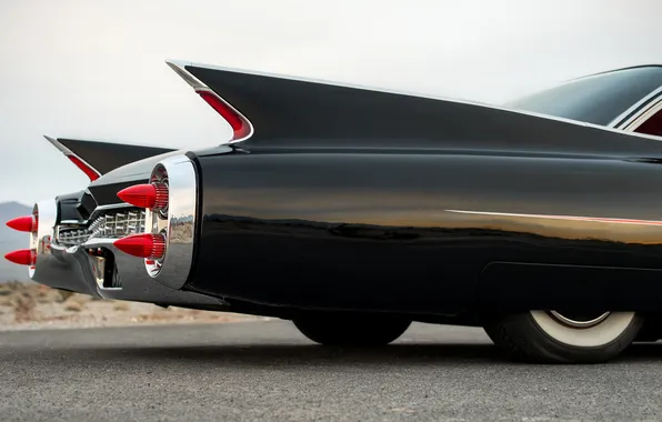 Картинка дизайн, стиль, фары, Cadillac, 1960, передок