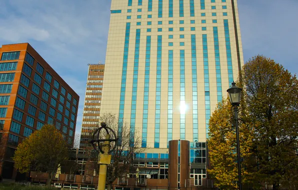 City, skyscraper, building