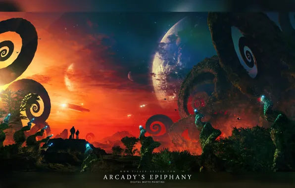 Корабль, звёзды, planets, epiphany, arcadys
