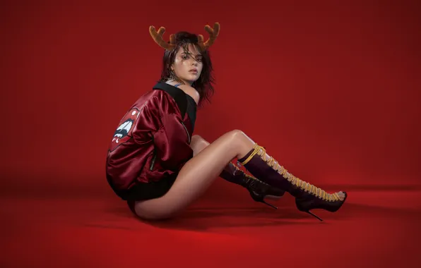 Поза, модель, рожки, Kendall Jenner