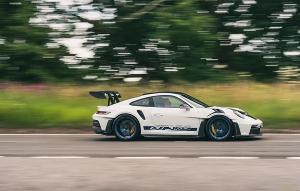 Картинка 911, Porsche, speed, drive, motion, Weissach Package, Porsche 911 GT3 RS