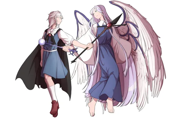 Девушки, Muse, Touhou, Тохо, Тоухоу, Sariel