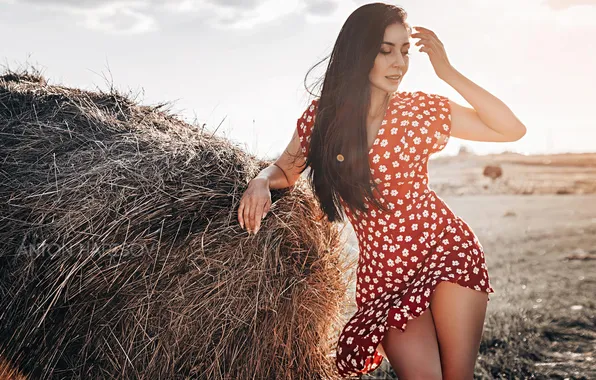 Картинка girl, dress, nature, beautiful, model