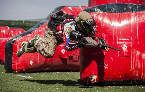 Картинка спорт, выстрел, Paintball