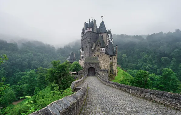 Дорога, Германия, Замок, Eltz Castle