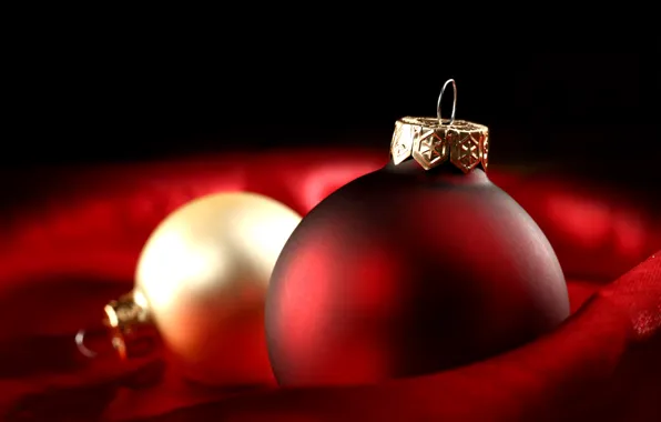 Картинка зима, красный, игрушки, шар, шарик, Новый Год, Рождество, декорации