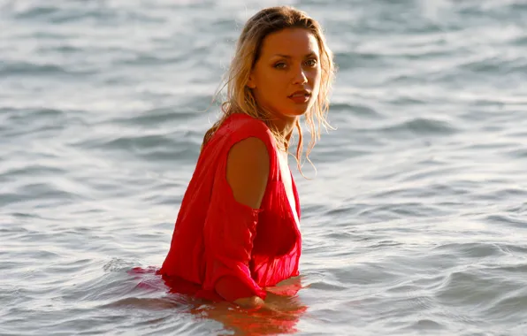 Girl, sexy, long hair, sea, water, beautiful, pretty, attractive