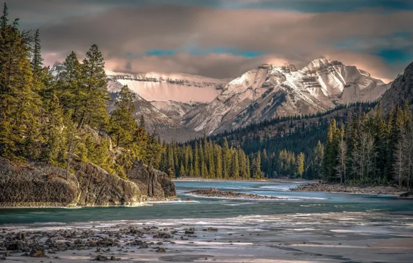 Пейзаж, тучи, природа, красота