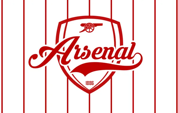 Arsenal, logo, minimalism, football, shirt