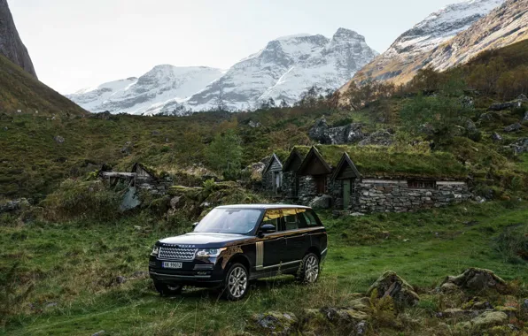 Картинка горы, Range Rover