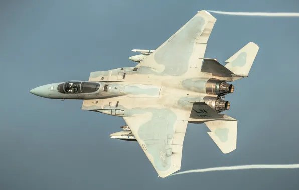 Картинка небо, истребитель, Eagle, F-15C