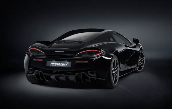McLaren, вид сзади, 2018, MSO, 570GT, Black Collection